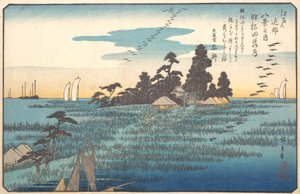 Oche selvatiche a Haneda, XIX secolo da Ando Hiroshige