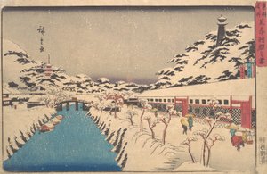 Paesaggio invernale, 1846 da Ando Hiroshige