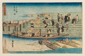 Stampa su legno - Scena fluviale da Ando Hiroshige