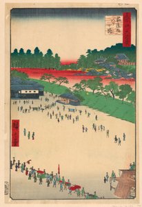 Incrocio di Yatsukoji a Suji-chigai dalla Serie Cento Famosi Vedute di Edo da Ando Hiroshige