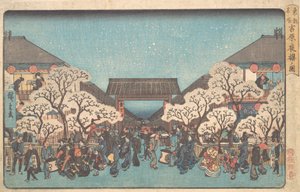 Yoshiwara Yo Zakura no Zu, ca. 1841