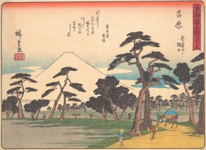 Yoshiwara, dalla serie Le cinquantatré stazioni della strada Tokaido, inizio XX secolo