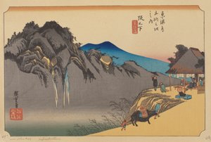 Stazione di Sakamoshita da Ando or Utagawa (after) Hiroshige