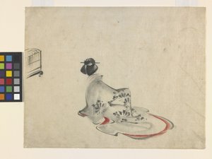 Una donna che si inchina