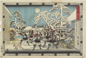 Atto 5 da Ando or Utagawa Hiroshige