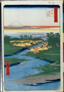 Cento vedute famose di Edo: Horie e Nekozane