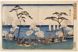 Fiori di Ciliegio a Uyeno da Ando or Utagawa Hiroshige