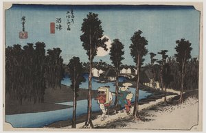 Crepuscolo da Ando or Utagawa Hiroshige