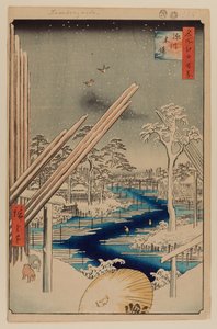 Legnami Fukagawa da Ando or Utagawa Hiroshige