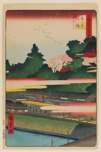 Santuario Ichigaya Hachiman da Ando or Utagawa Hiroshige