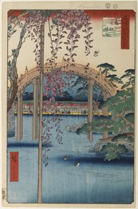Dentro il Santuario di Kameido Tenjin, 1856 da Ando or Utagawa Hiroshige