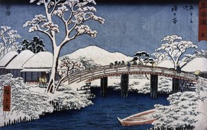 Paesaggio giapponese di Hiroshige il Giovane (Utagawa Hiroshige) da Ando or Utagawa Hiroshige