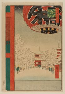 Tempio Kinryuzan, Asakusa (Asakusa Kinryuzan) da Ando or Utagawa Hiroshige
