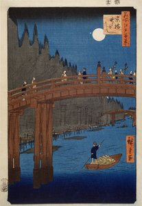 Ponte di Kyoto al chiaro di luna, dalla serie 
