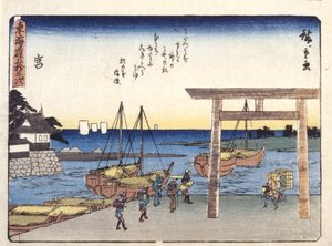 Mija da Ando or Utagawa Hiroshige