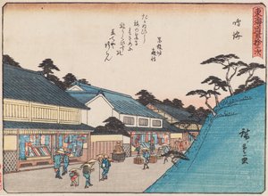 Narumi da Ando or Utagawa Hiroshige