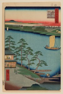 Traghetto Niijuku da Ando or Utagawa Hiroshige