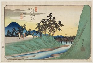N. 12, Shinmachi da Ando or Utagawa Hiroshige