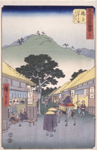 Stazione 21, Maruko da Ando or Utagawa Hiroshige