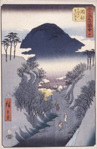 Stazione 22, Okabe da Ando or Utagawa Hiroshige