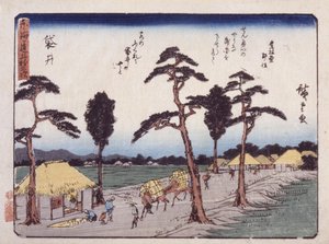 Stazione 28, Fukuroi da Ando or Utagawa Hiroshige