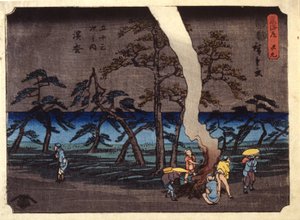 Stazione 30, Hamamatsu da Ando or Utagawa Hiroshige