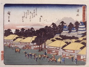 Stazione 30, Hamamatsu da Ando or Utagawa Hiroshige