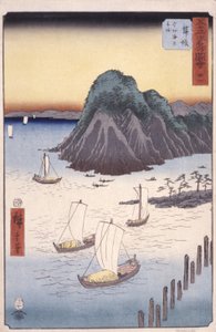 Stazione 31, Maisaka da Ando or Utagawa Hiroshige