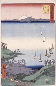 Stazione 32, Arai da Ando or Utagawa Hiroshige