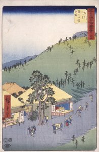 Stazione 34, Futakawa; Serie Kyoka Tokaido da Ando or Utagawa Hiroshige