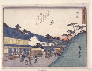 Stazione 41, Narumi da Ando or Utagawa Hiroshige