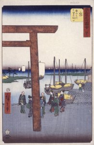 Stazione 42, Miya da Ando or Utagawa Hiroshige