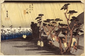 Stazione 9, Oiso da Ando or Utagawa Hiroshige