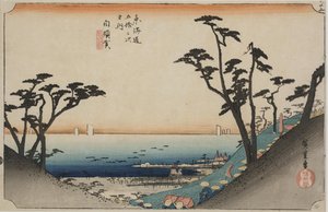 Veduta di Shiomizaka da Ando or Utagawa Hiroshige