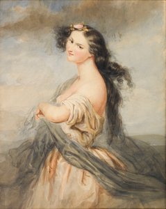 Ritratto di Juliette Drouet, 1806-1883 da André Charles Voillemot