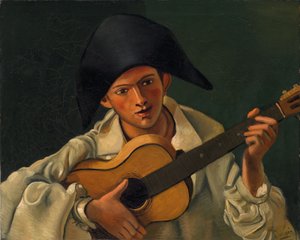 Busto di Arlecchino con chitarra da Andre Derain