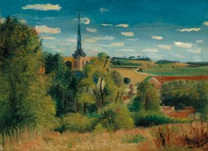 Vista su Donnemarie-en-Montois da Andre Derain