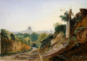 Veduta di Roma dall