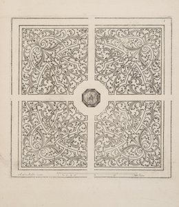Design per Parterre, da Theatre des Plans et Jardinages, pub.1652
