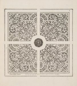 Design per Parterre, da Theatre des Plans et Jardinages, pub.1652 da André Mollet