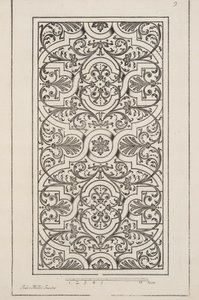 Progetto per Parterre, da Theatre des Plans et Jardinages, pub.1652 (incisione) da André Mollet