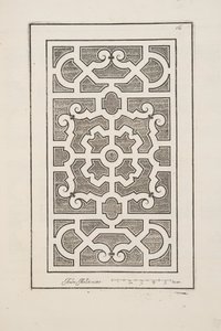 Progetto per Parterre, da Theatre des Plans et Jardinages, pub.1652 da André Mollet