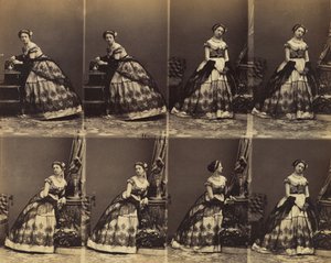 Clara Silvois, 1861 da Andre Adolphe Eugene Disderi