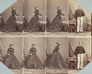 Costumi V, 1863-67 da Andre Adolphe Eugene Disderi