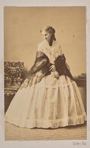 Duchessa Sofia de Morny 1838-1896, nata Contessa Trubetskaya, 1862 da Andre Adolphe Eugene Disderi