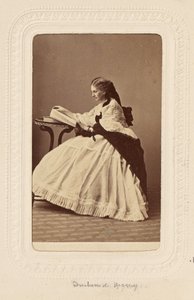 Duchessa di Morny [nata Troubetskoi, figlia illegittima di Nicola I]. da Andre Adolphe Eugene Disderi
