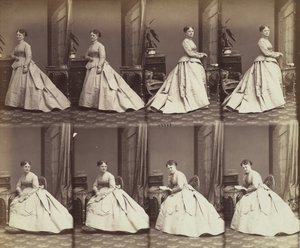 Ester e Davide, 1866 da Andre Adolphe Eugene Disderi