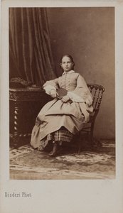 Ritratto della principessa Eugenia Massimiliana di Leuchtenberg, ca 1865 da Andre Adolphe Eugene Disderi