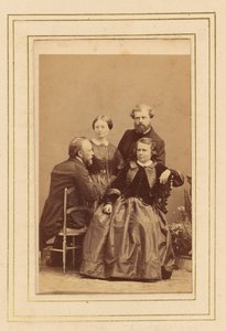 Rosa Bonheur e famiglia da Andre Adolphe Eugene Disderi
