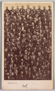 Senza titolo (Eroi militari francesi e leader politici) da Andre Adolphe Eugene Disderi